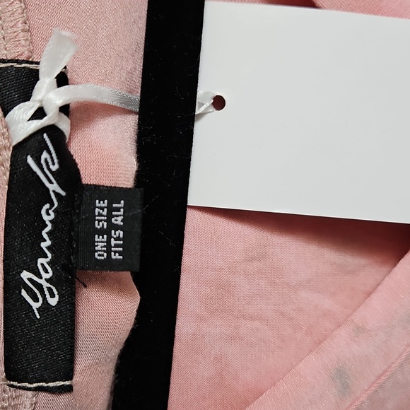 NWT Yana K Oliver Women's Pink/Gray Tie Dye Top One Size - Picture 2 of 6